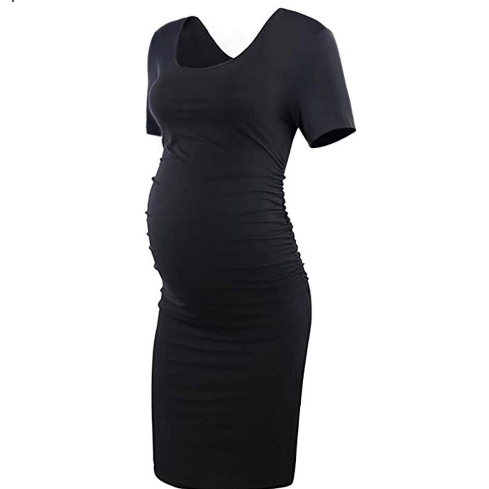Casual black maternity dress Xl